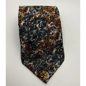 Christian Dior Monsieur Silk Tie Abstract Multicolor Designer Luxury Necktie